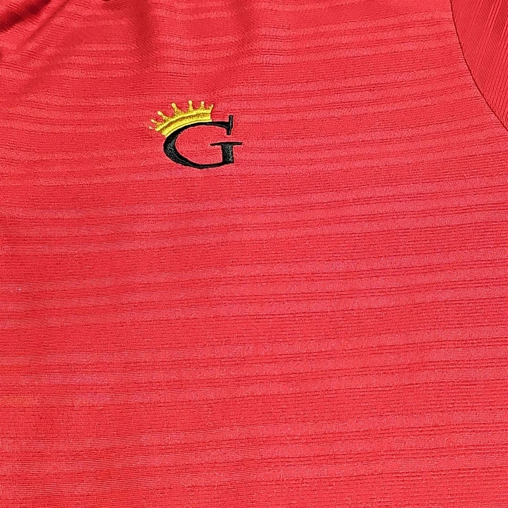 Adidas Climacool XL Red Golf Shirt – Limited Edition “G with Crown”